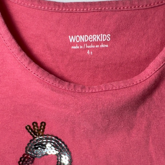 Wonderkids Rose Sequin Swan Long Sleeve Top - Picture 2 of 11